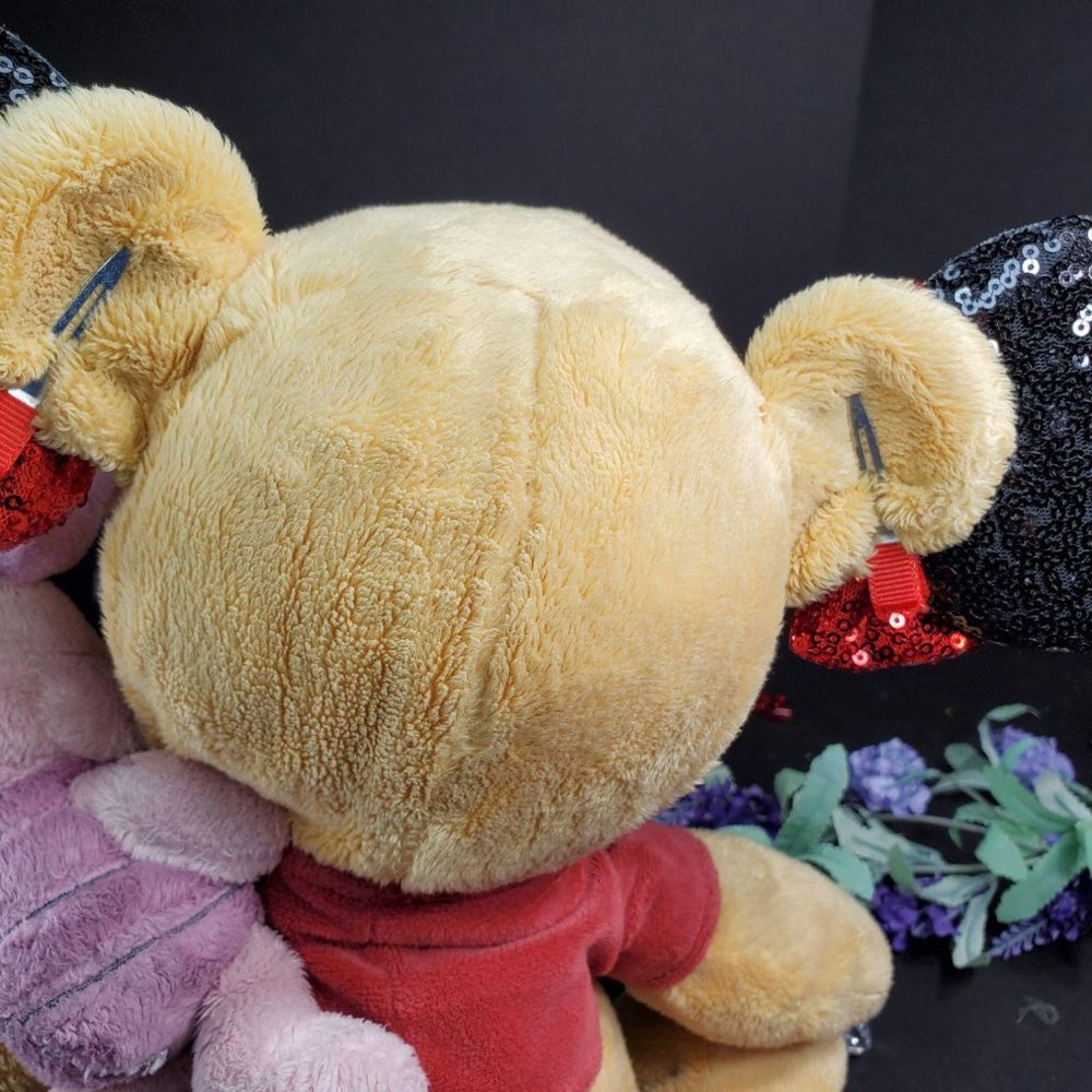 2/$20 Minnie Black Ears Sequin Bow Hair Clips Girl - Picture 3 of 8